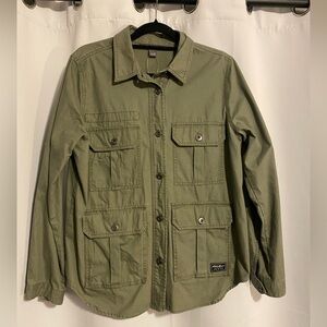 Women’s Eddie Bauer Army Green Shirt Jacket - Medium